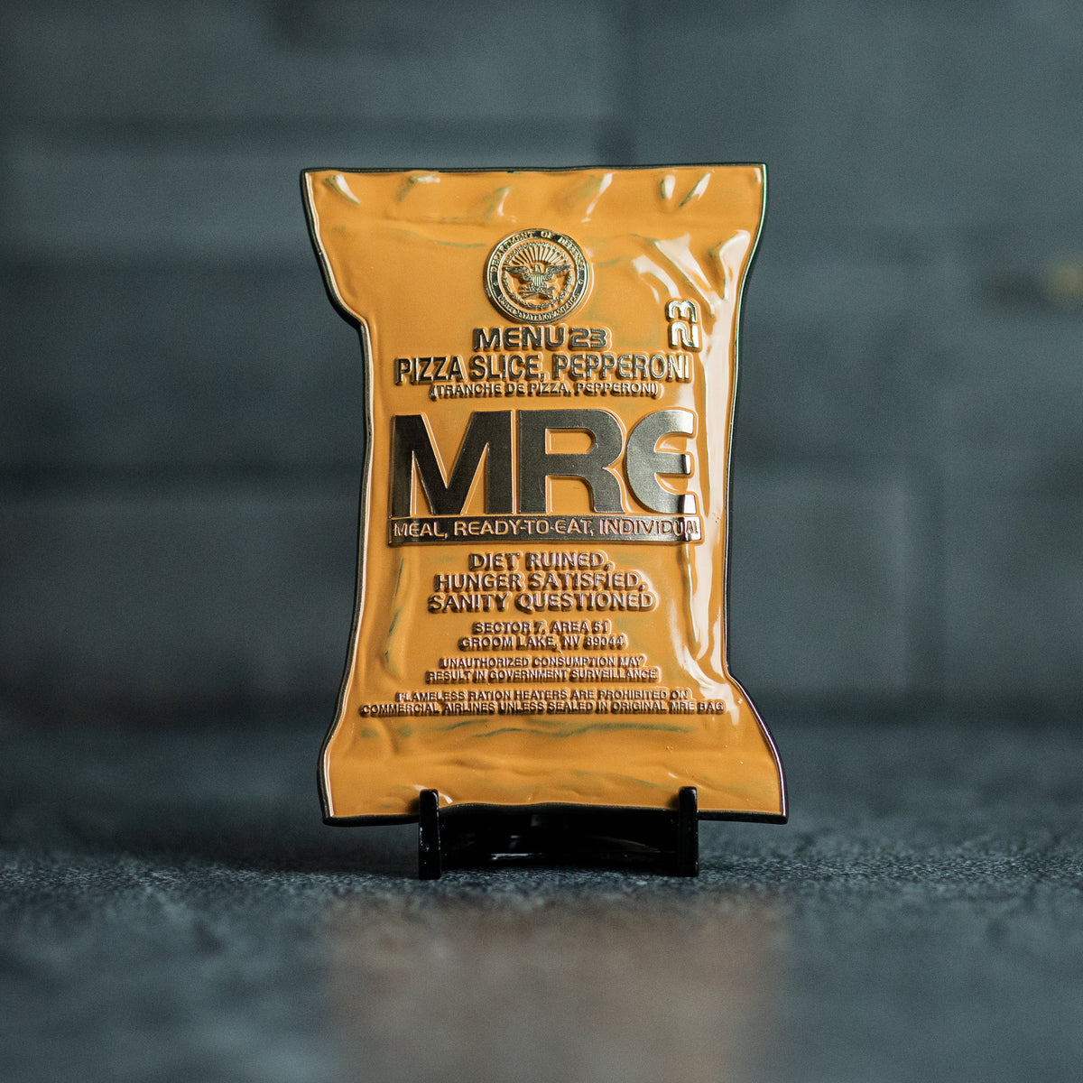Pepperoni Pizza MRE - Challenge Coin