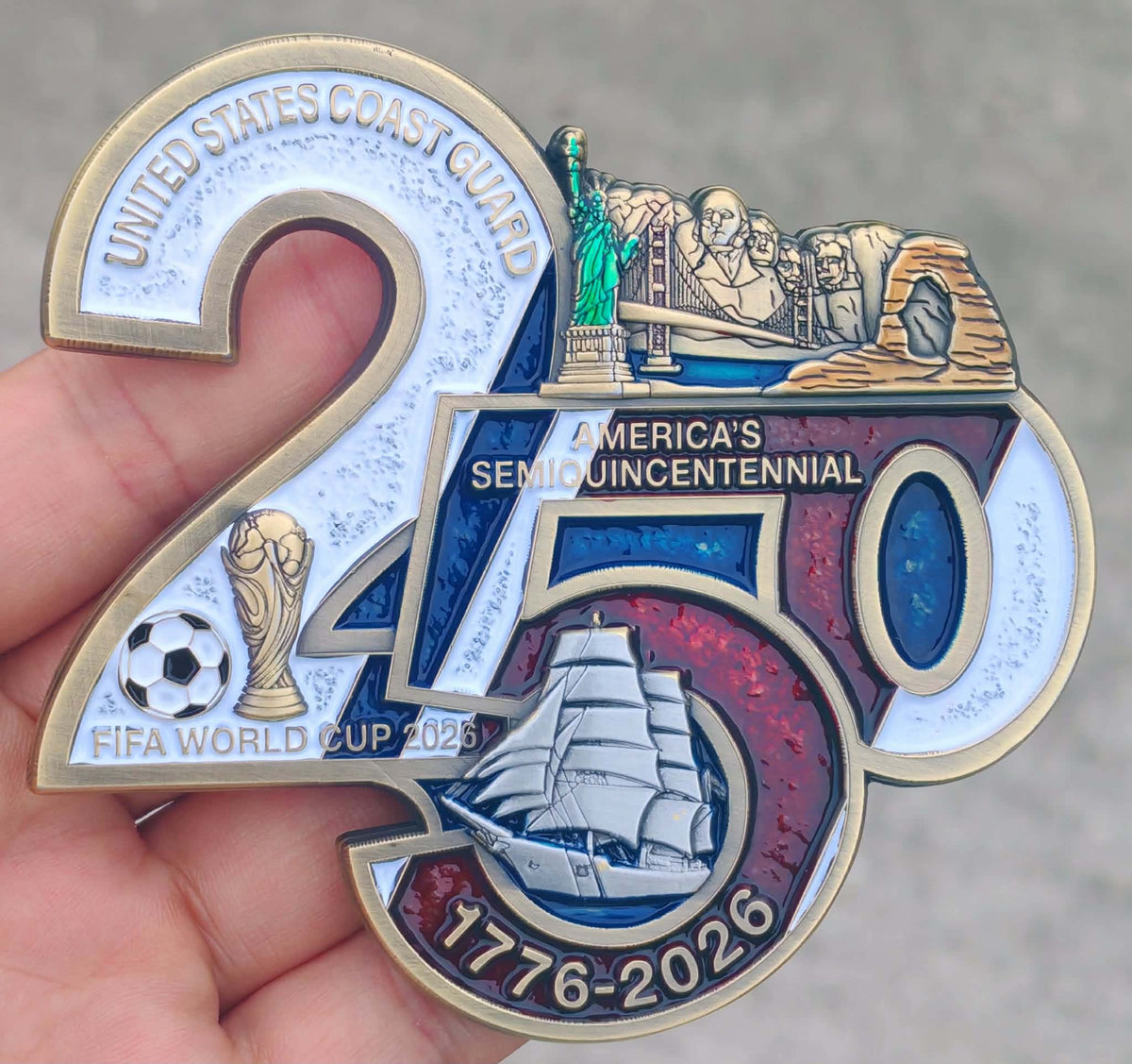 Guardians of the Coast - 250 Year Coin